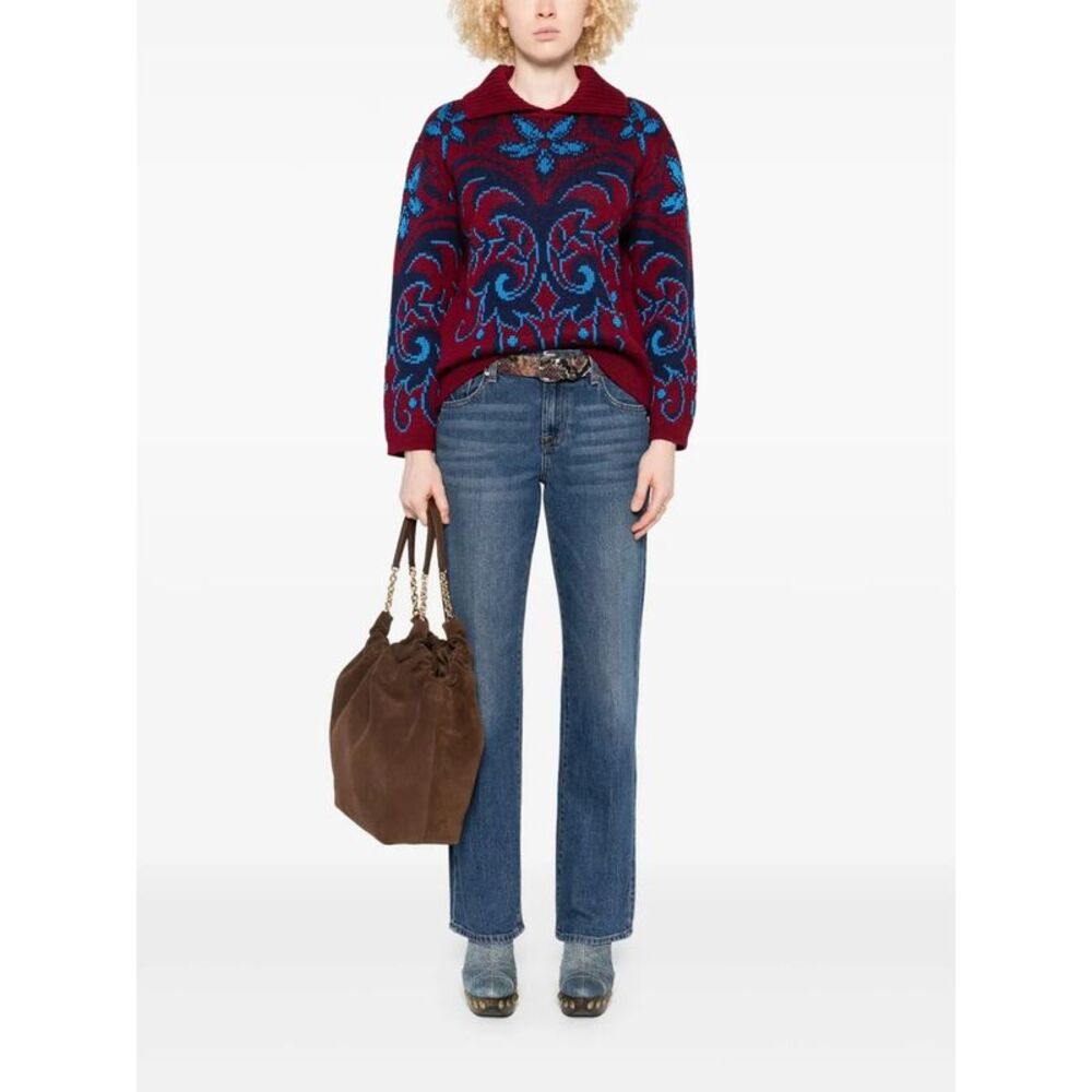 Etro Women Patterned Wool Sweater - Picture 2 of 5
